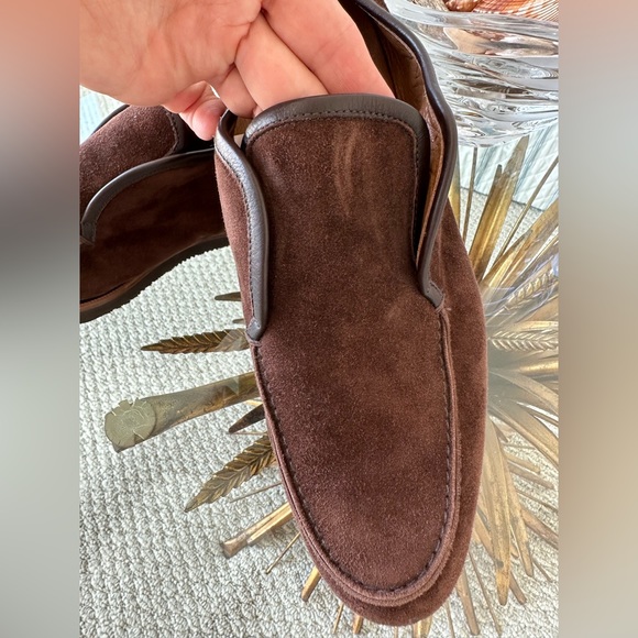 Gravati Men’s Designer Shoes Dark Brown Suede Size 8.5 - Picture 2 of 9